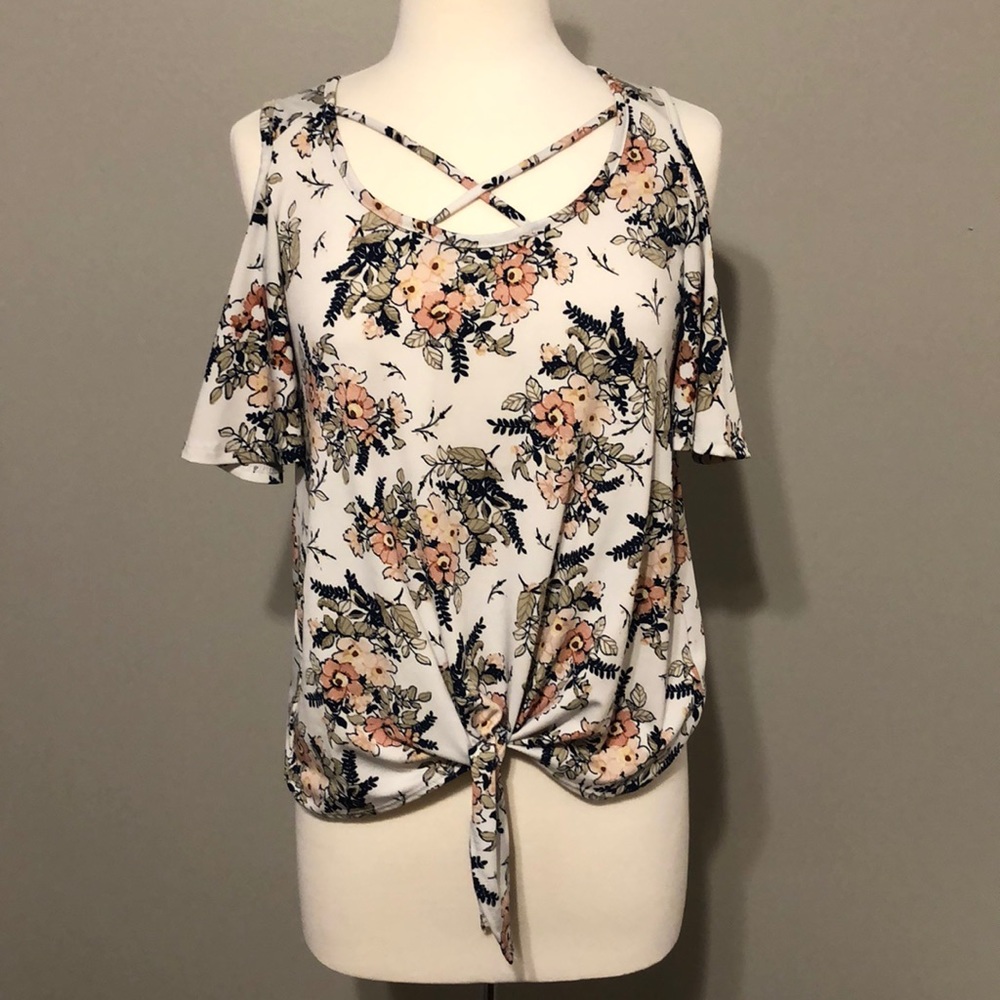 floral blouse